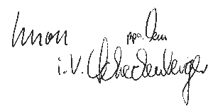 Unterschriften